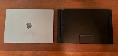 macbook pro monduo pro duo lado a lado