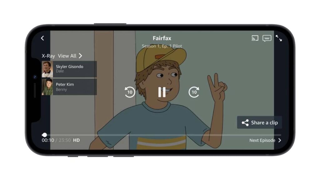 Video compartido de Prime Video
