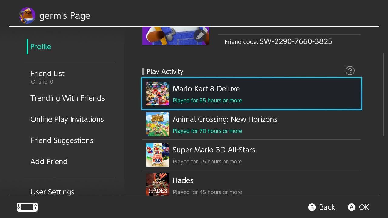 1688165287 78 Como ver tu tiempo de juego en Nintendo Switch