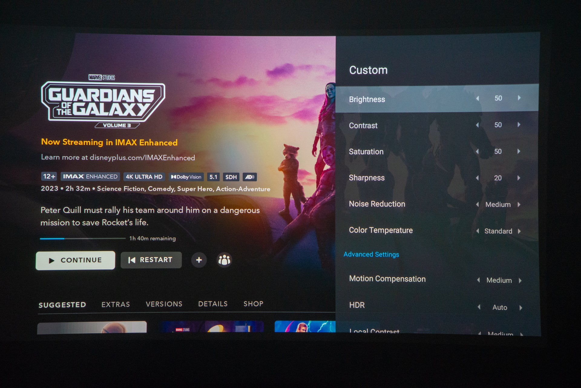 Configuración personalizada de XGIMI Horizon Ultra