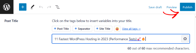 Publicar blog en WordPress