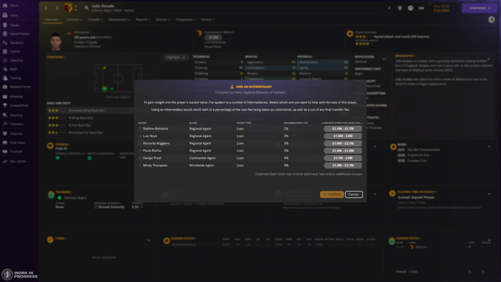 Captura de pantalla de Football Manager 2024