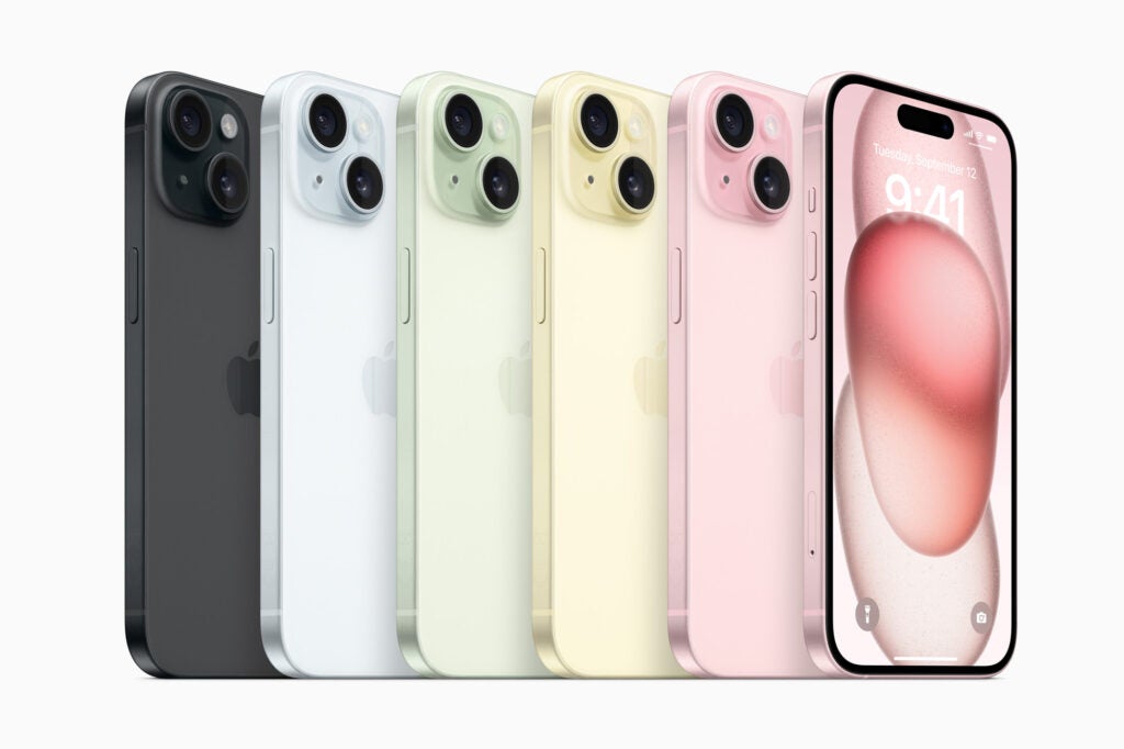 iPhone 15 colores