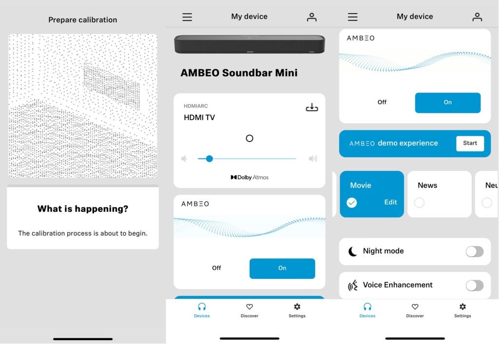 Aplicación Sennheiser Ambeo Mini Smart Control