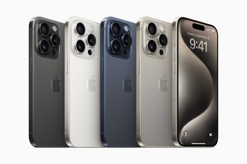 Colores del iPhone 15 Pro