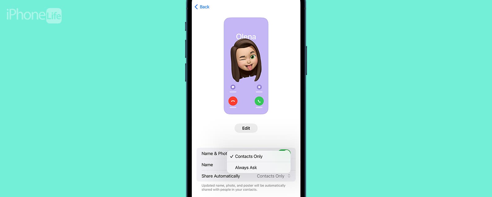 1700608367 Como personalizar las tarjetas de contacto del iPhone para compartirlas