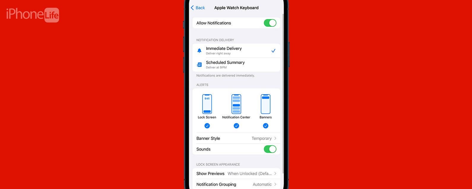 Como desactivar la notificacion del teclado del Apple Watch iOS