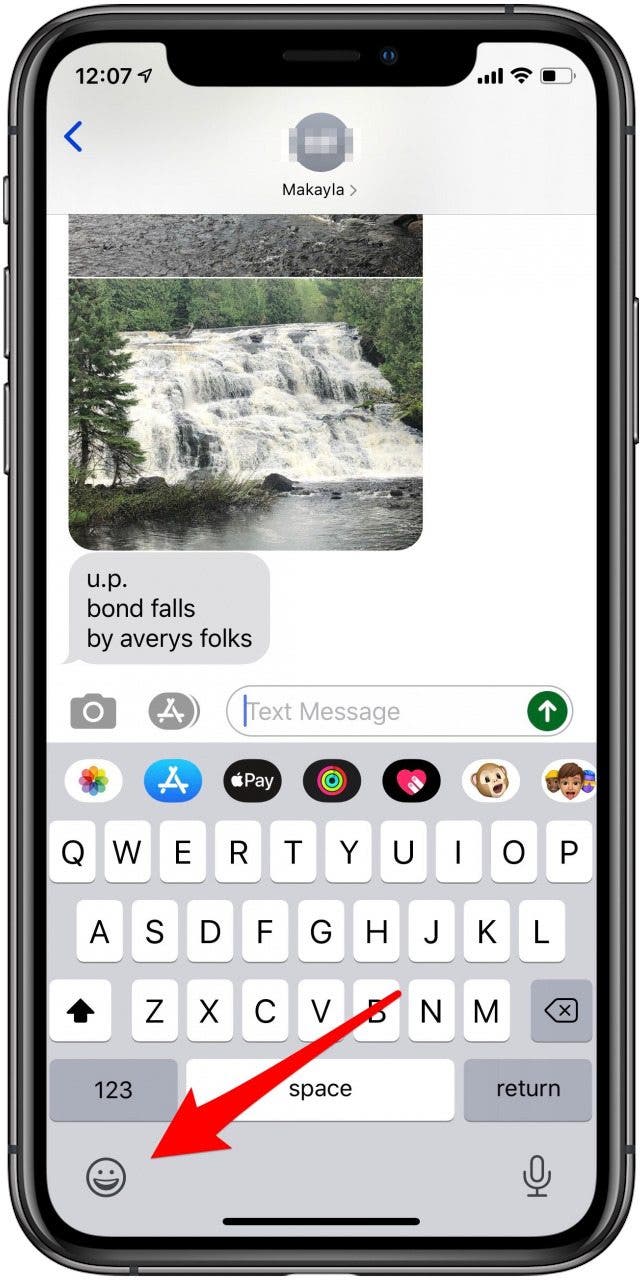 icono de teclado emoji de iphone