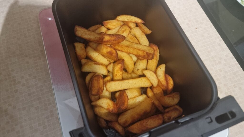 Chips para horno - Freidora de aire dual VonShef 9L