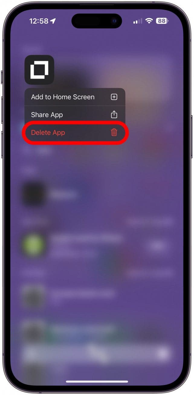 Si recientemente instaló una aplicación que puede ser la culpable de enviarle alertas críticas, como una aplicación de terceros asociada con un accesorio en su aplicación Inicio, intente desinstalarla.