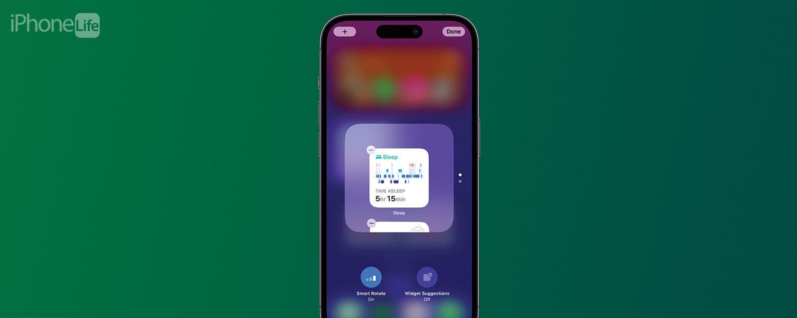 Como detener la adicion aleatoria de widgets a pilas inteligentes