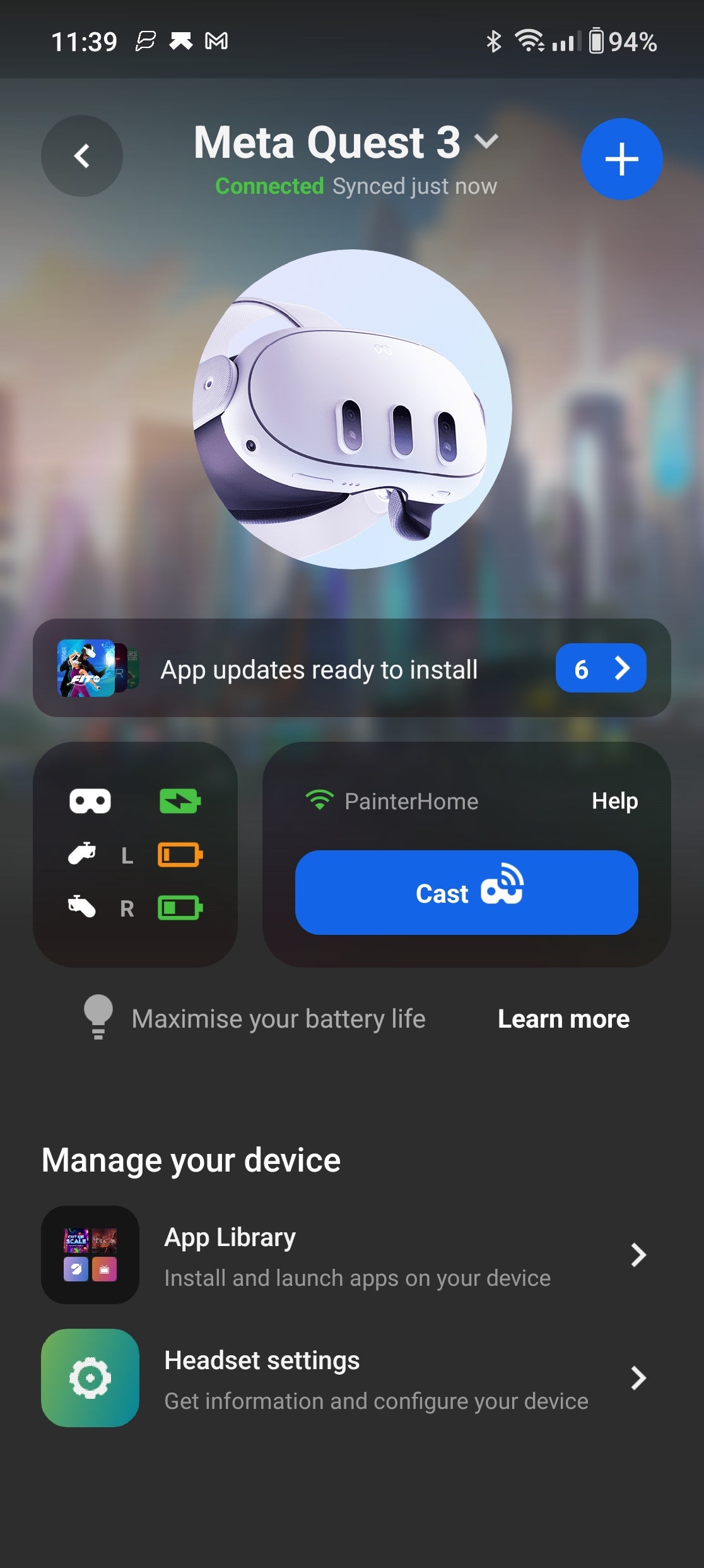 Como obtener capturas de pantalla y videos de Meta Quest