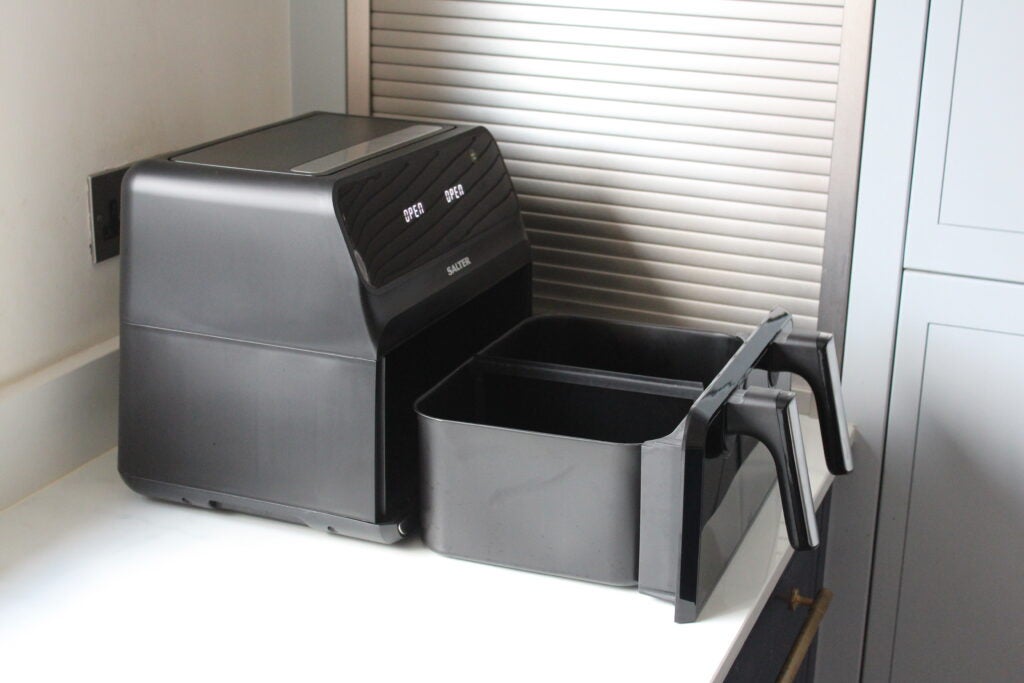 Freidora Salter Fuzion Dual Air sin cajón