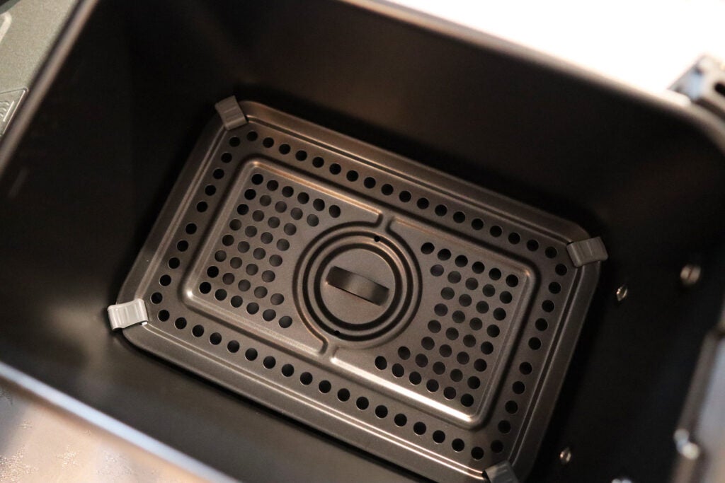 Cesta con plato para verduras - Freidora de aire dual VonShef 9L