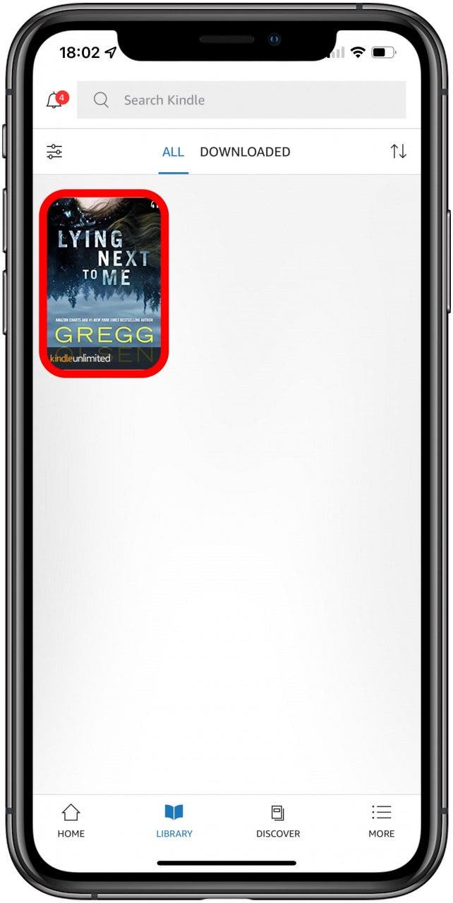 Toca el libro que deseas descargar.