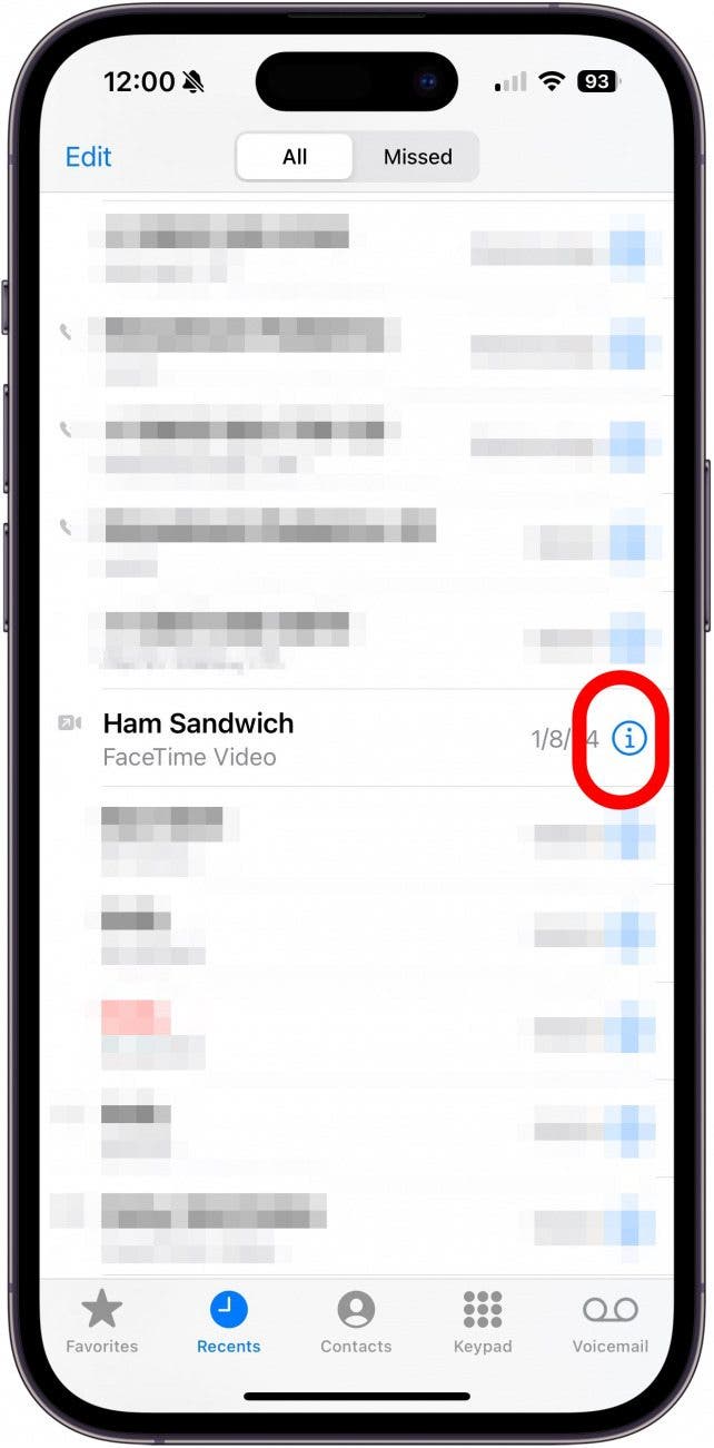 cómo ver cuánto duró una llamada facetime