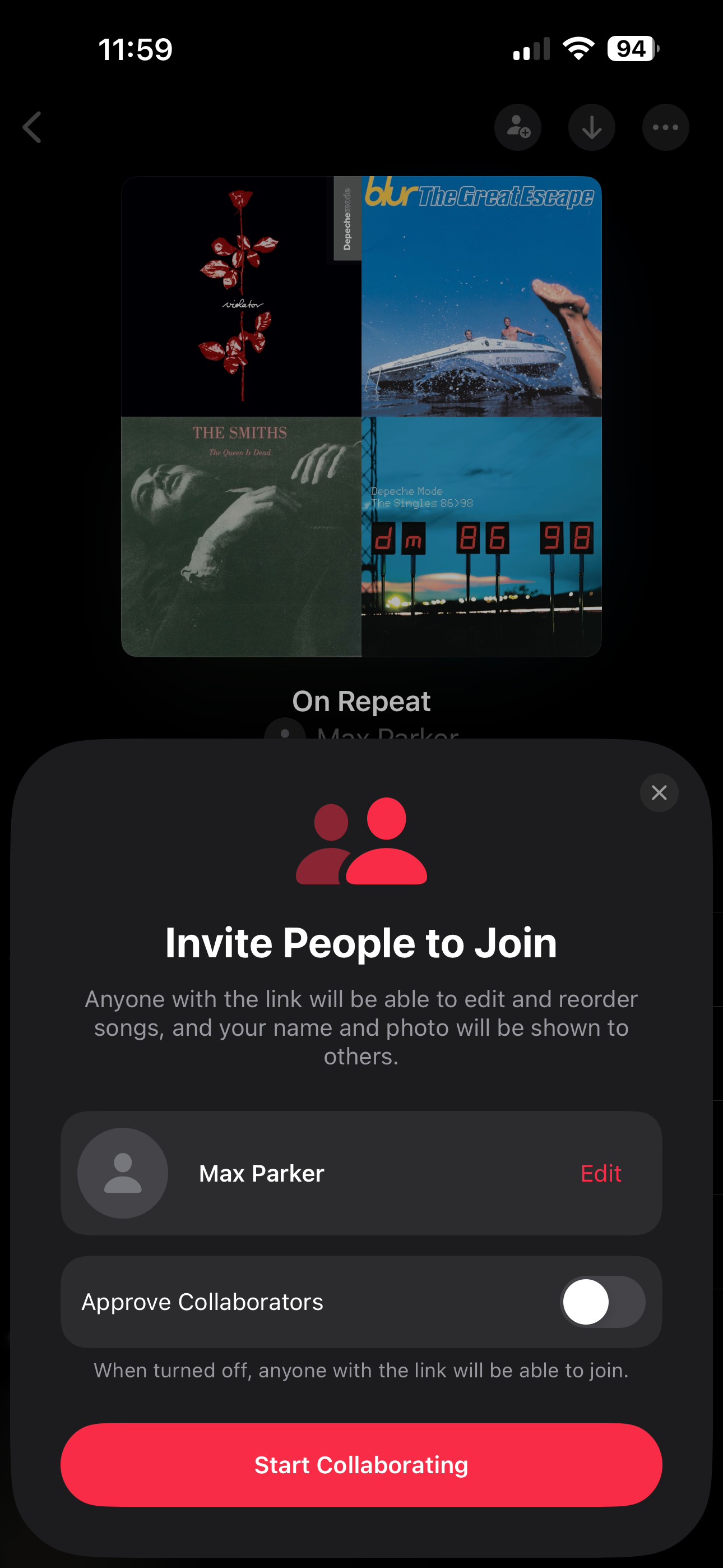 1706112775 786 Como colaborar en una lista de reproduccion en Apple Music