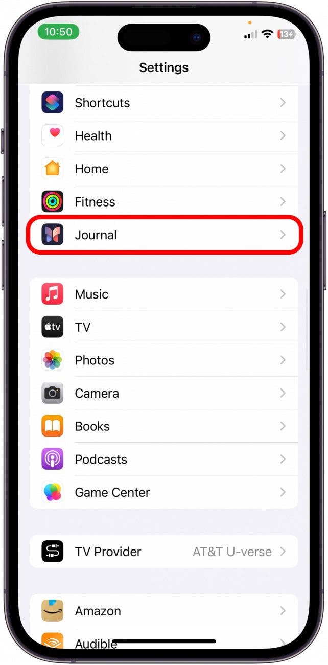 aplicación de diario ios 17