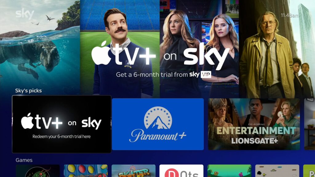 Sky Stream más aplicaciones