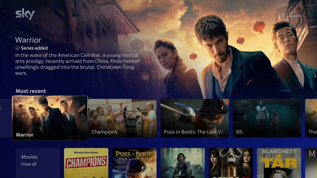 Lista de reproducción de Sky Stream