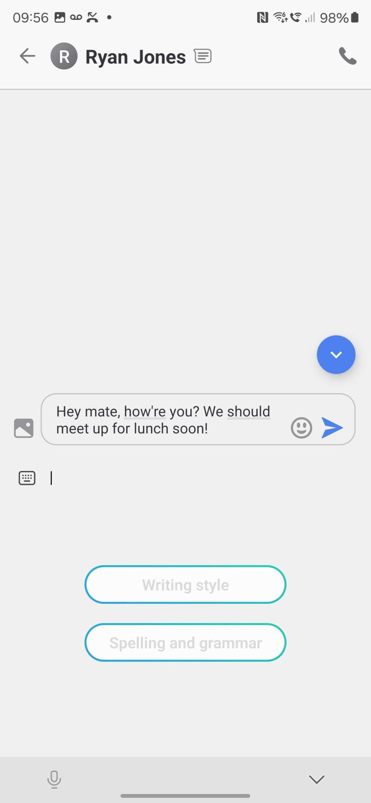Cómo usar IA para escribir mensajes en el Samsung Galaxy S24