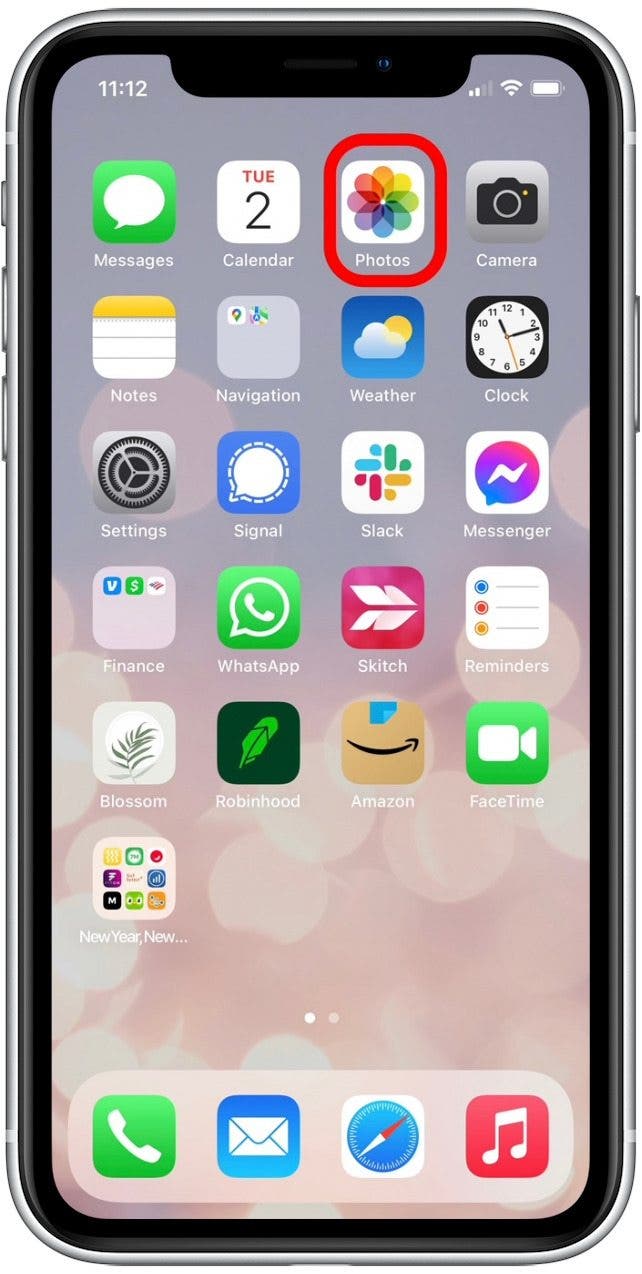 Como recortar una imagen en iPhone y iPad