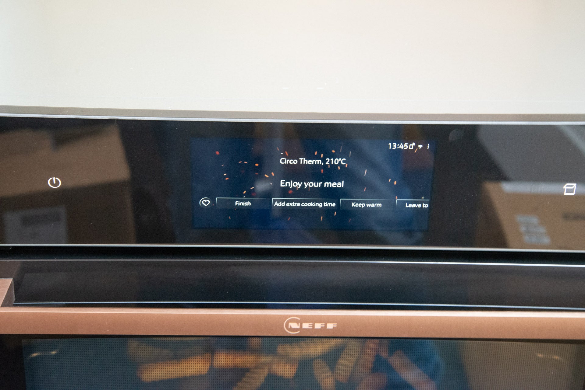 Neff B69VY7MY0 N 90 Pantalla de fin de cocción del horno