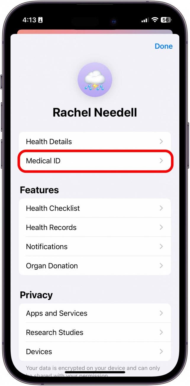 cómo configurar contactos de emergencia en iphone