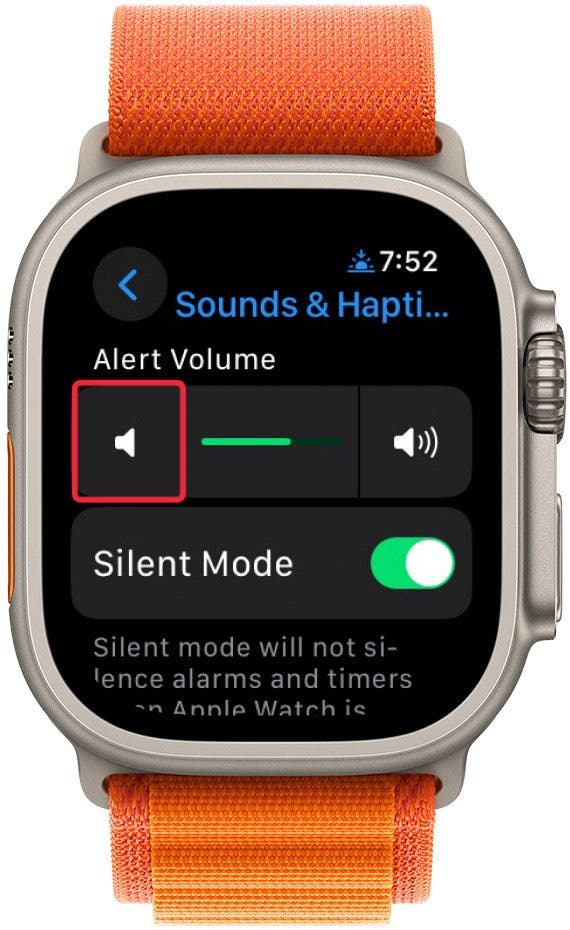 cómo bajar el volumen en el apple watch