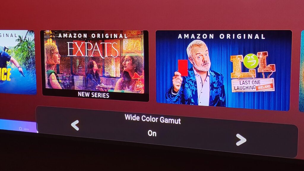 BenQ W4000i amplio color