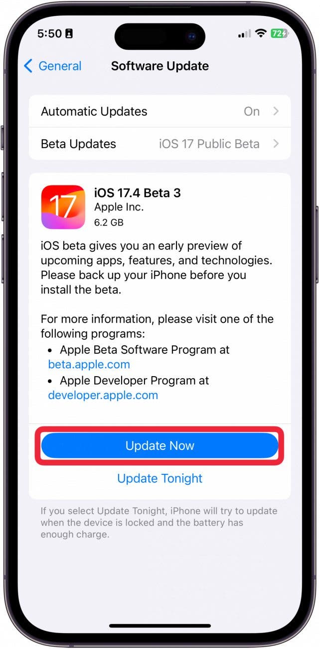 el correo del iphone no se actualiza