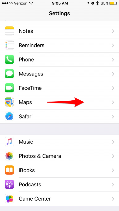 Como evitar las carreteras de peaje en Apple Maps con