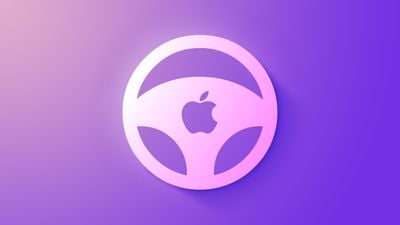 Icono de rueda de coche de Apple con color morado