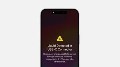 alerta de iphone líquido detectado