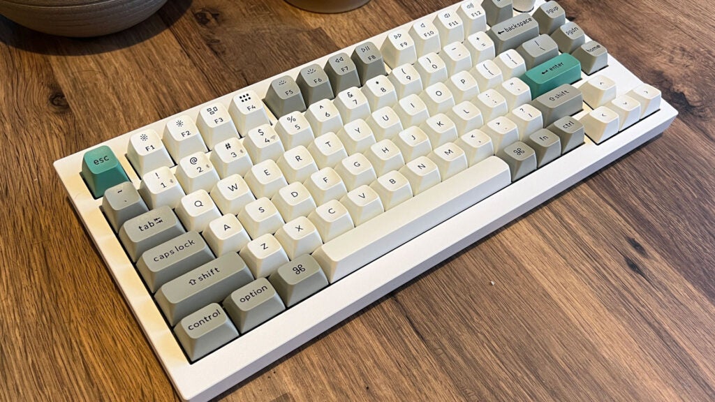 El teclado Keychron Q1 Max.