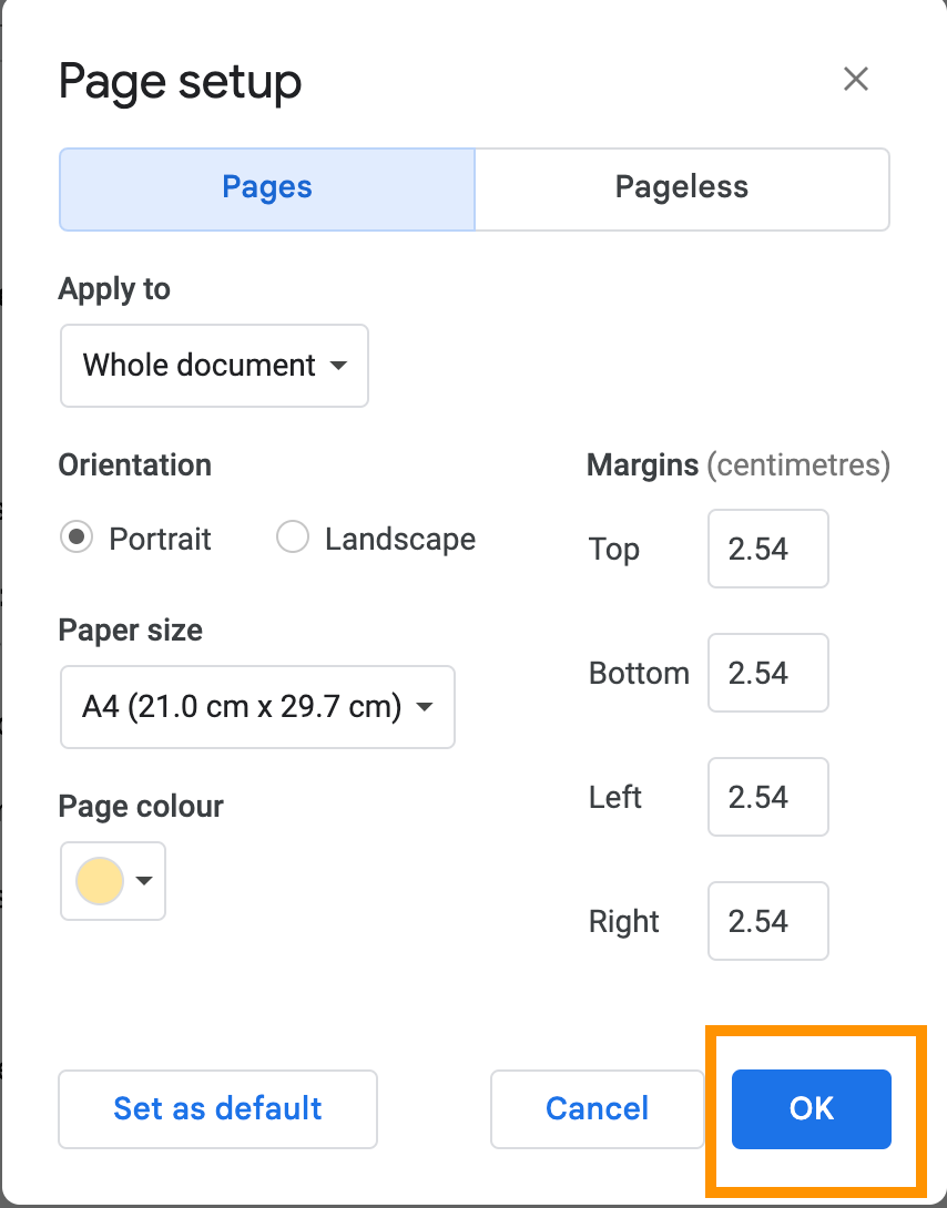 1709766094 694 Como cambiar el color de fondo en Google Docs