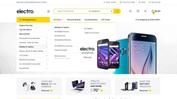 El tema electro.