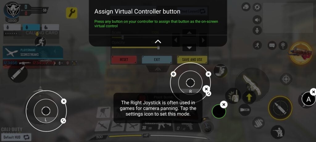Reasignación de botones Razer Kishi V2 Pro