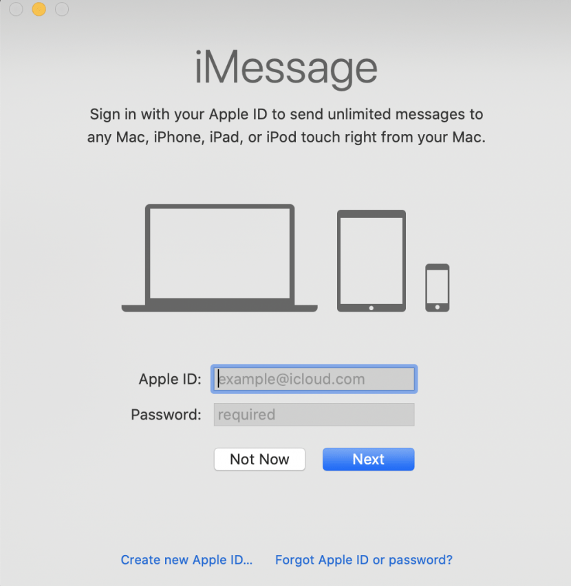 inicia sesión con tu ID de Apple y contraseña