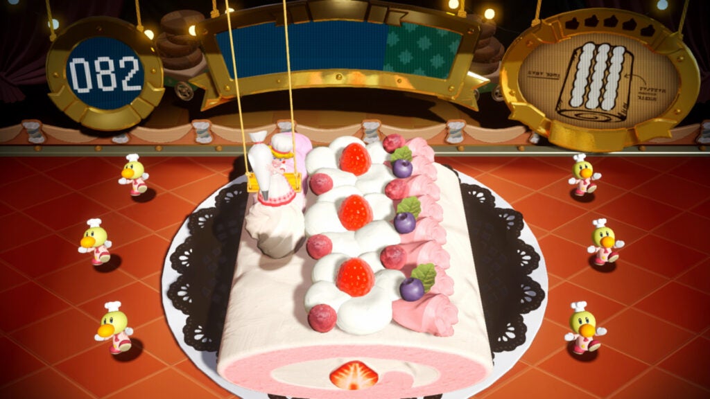 Princesa Peach: ¡Hora del espectáculo!  horneando