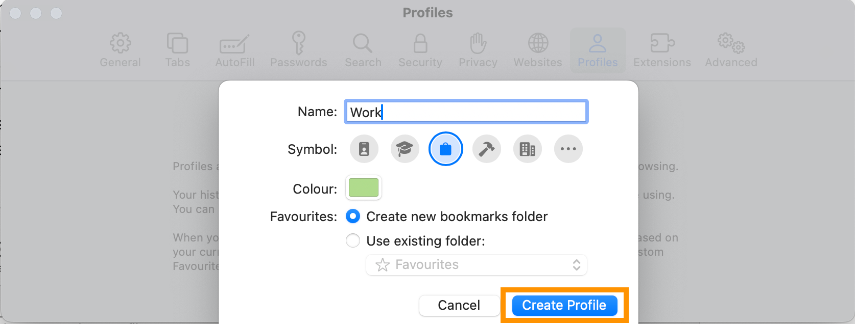 1711108088 330 Como configurar perfiles en Safari en macOS