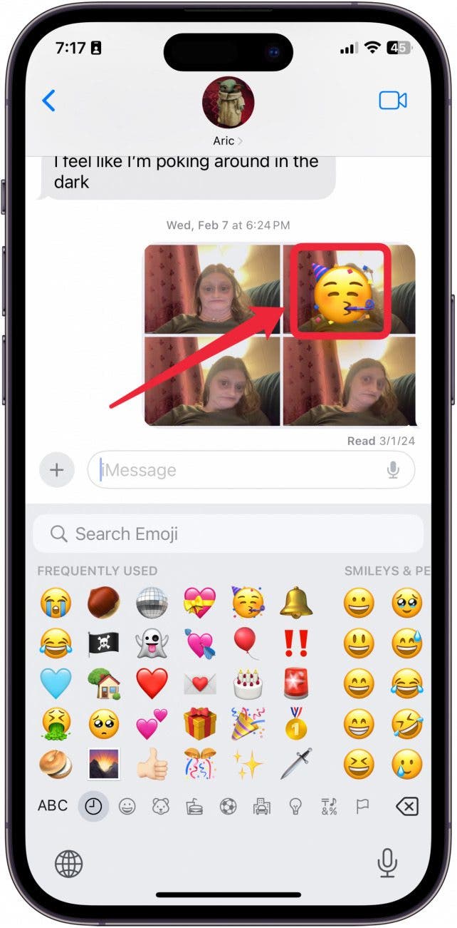 ¿Cómo uso pegatinas en imessage?