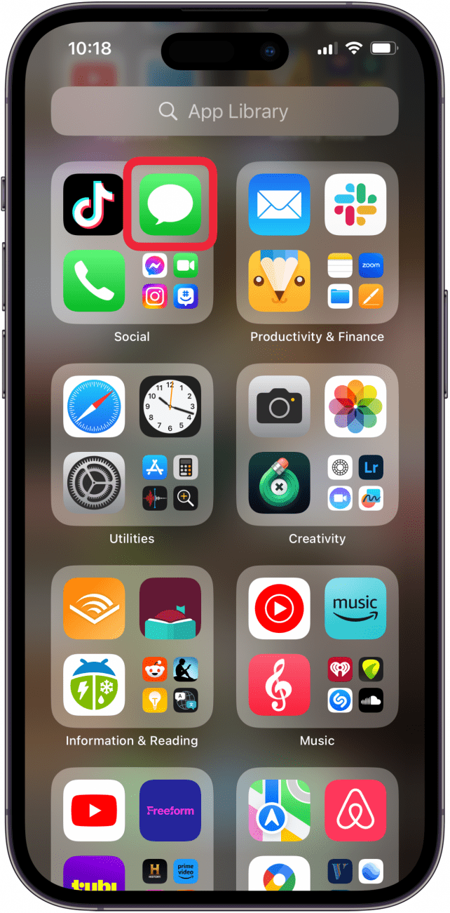 abrir mensajes para eliminar textos eliminados recientemente iphone