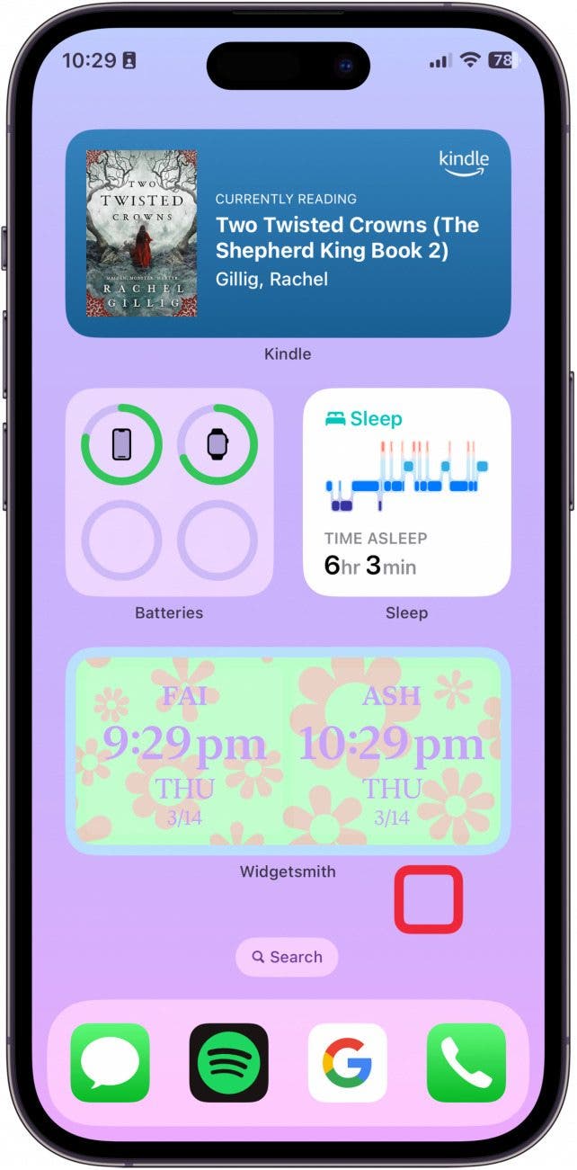 función de reloj ios 17