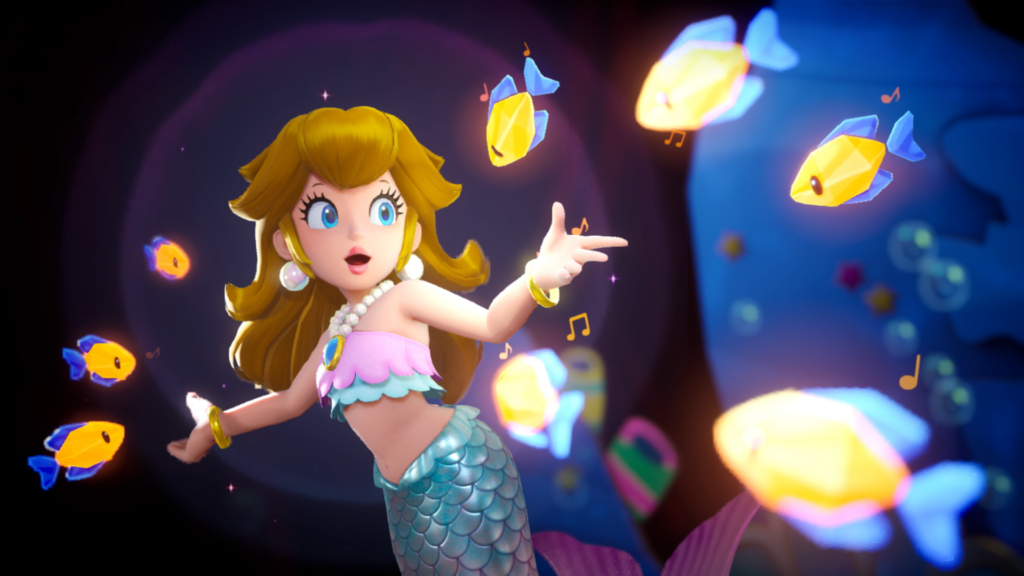 Princesa Peach: ¡Hora del espectáculo!  melocotón sirena