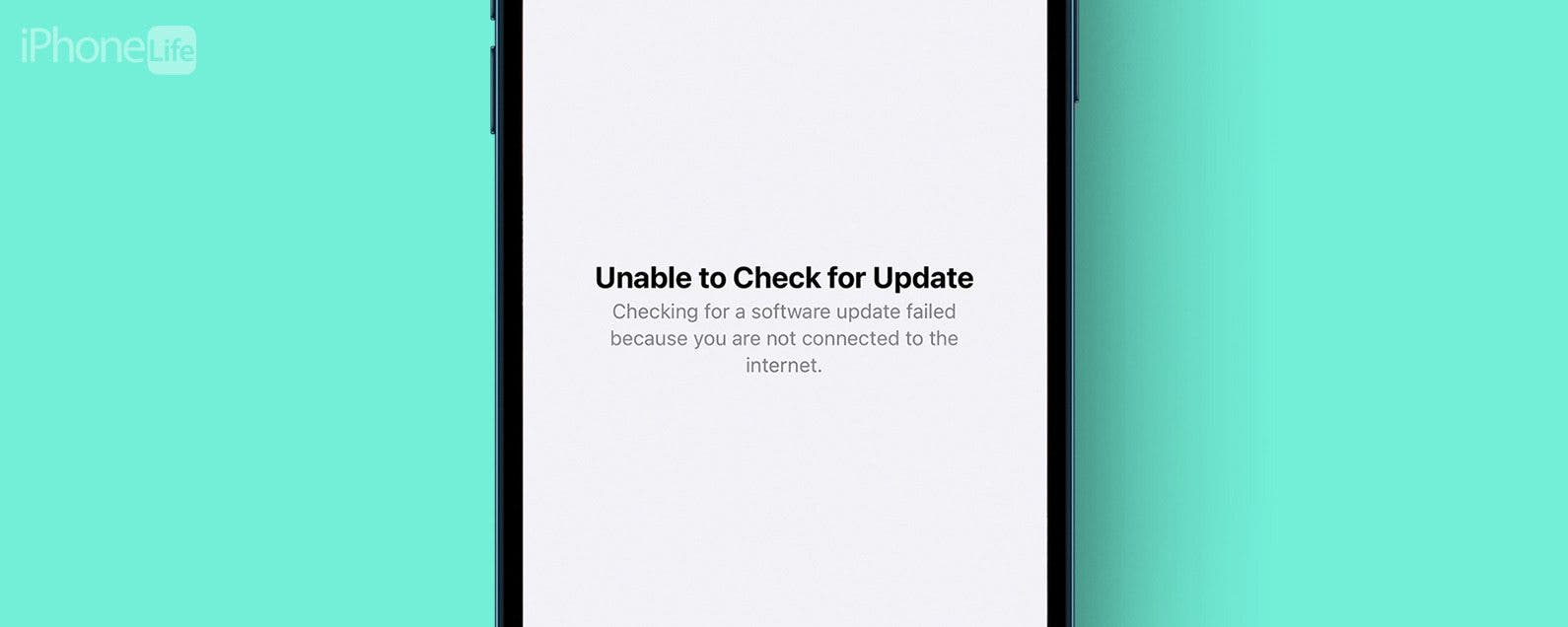 Resuelto iPhone no puede buscar actualizaciones
