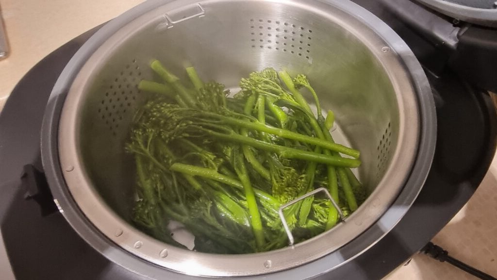 Brócoli - Muestra de comida de olla arrocera Cosori