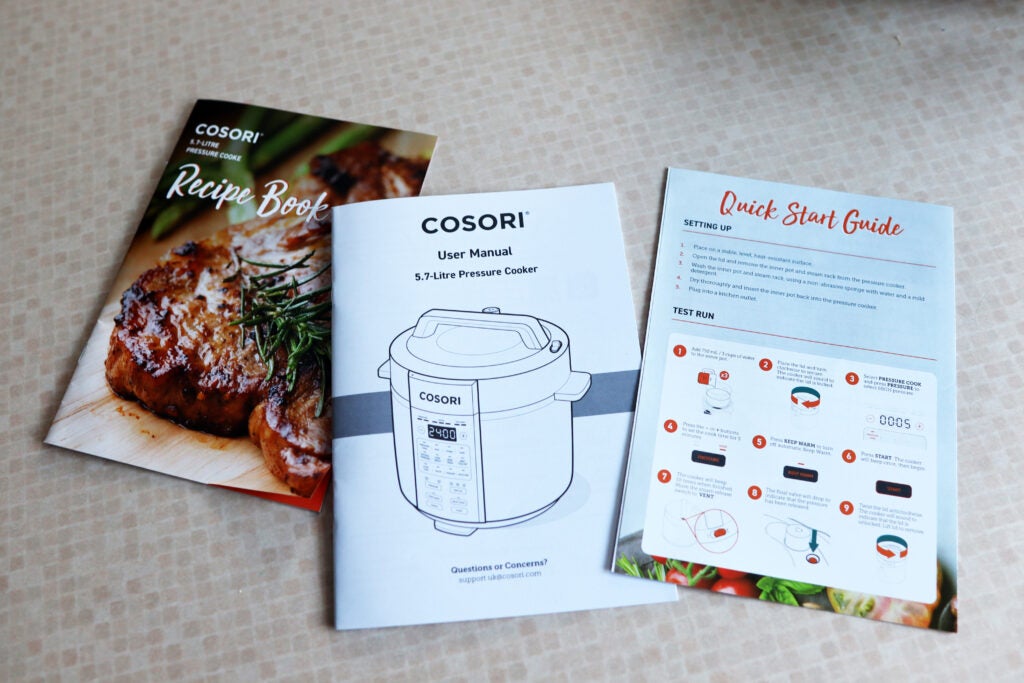 Libro de recetas - Olla a presión Cosori 5,7 L