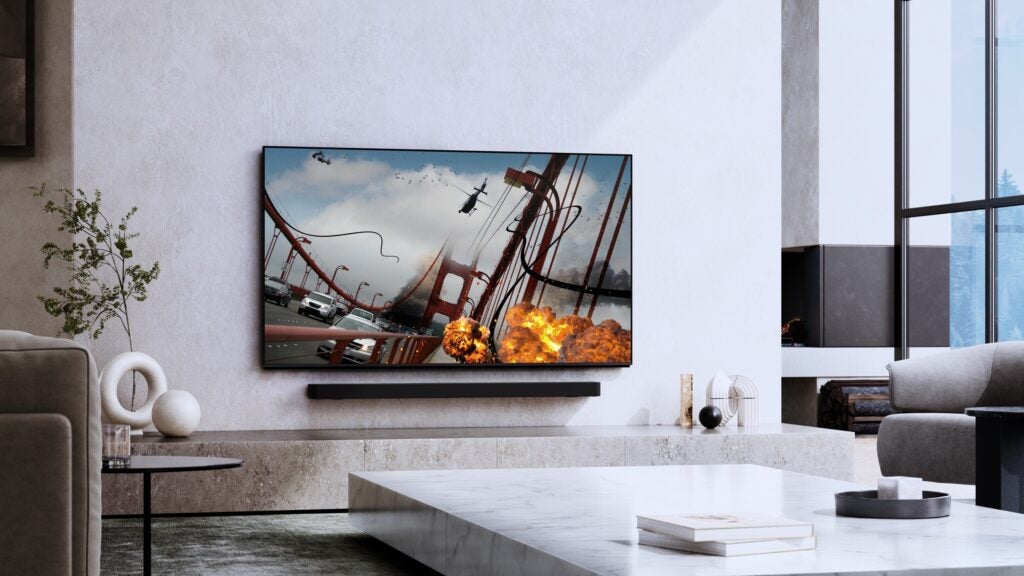 Sony BRAVIA 9 en la pared