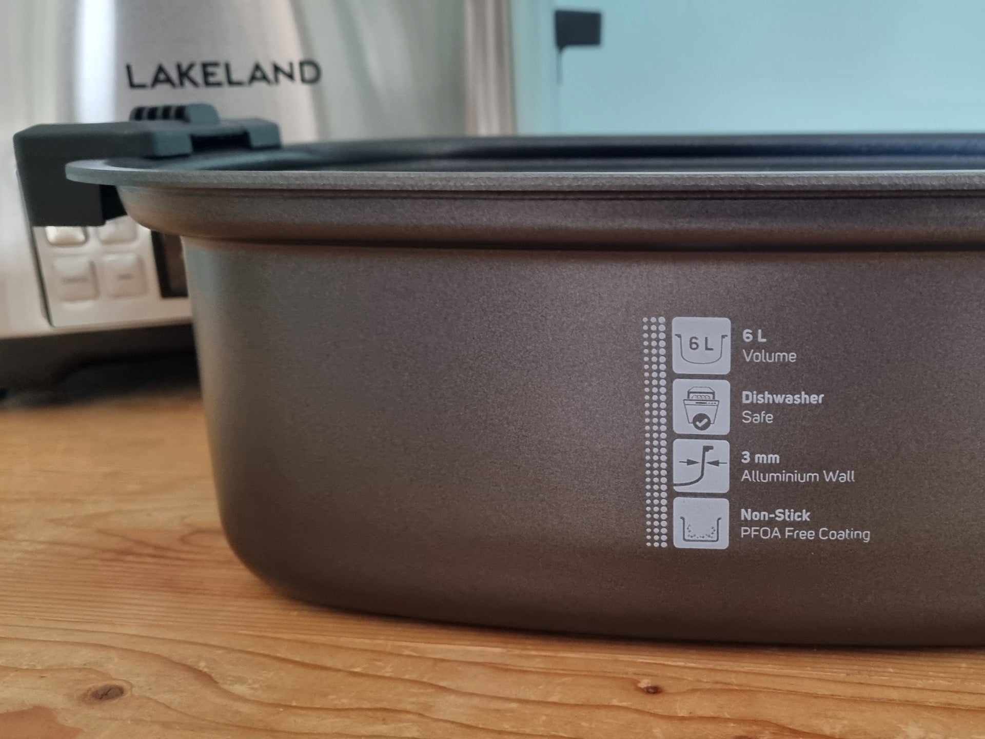 Plato de cocción lenta para dorar Lakeland de 6,5 l